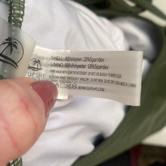 CUPSHE Ruffle Lace-up Monokini - Picture 5 of 5